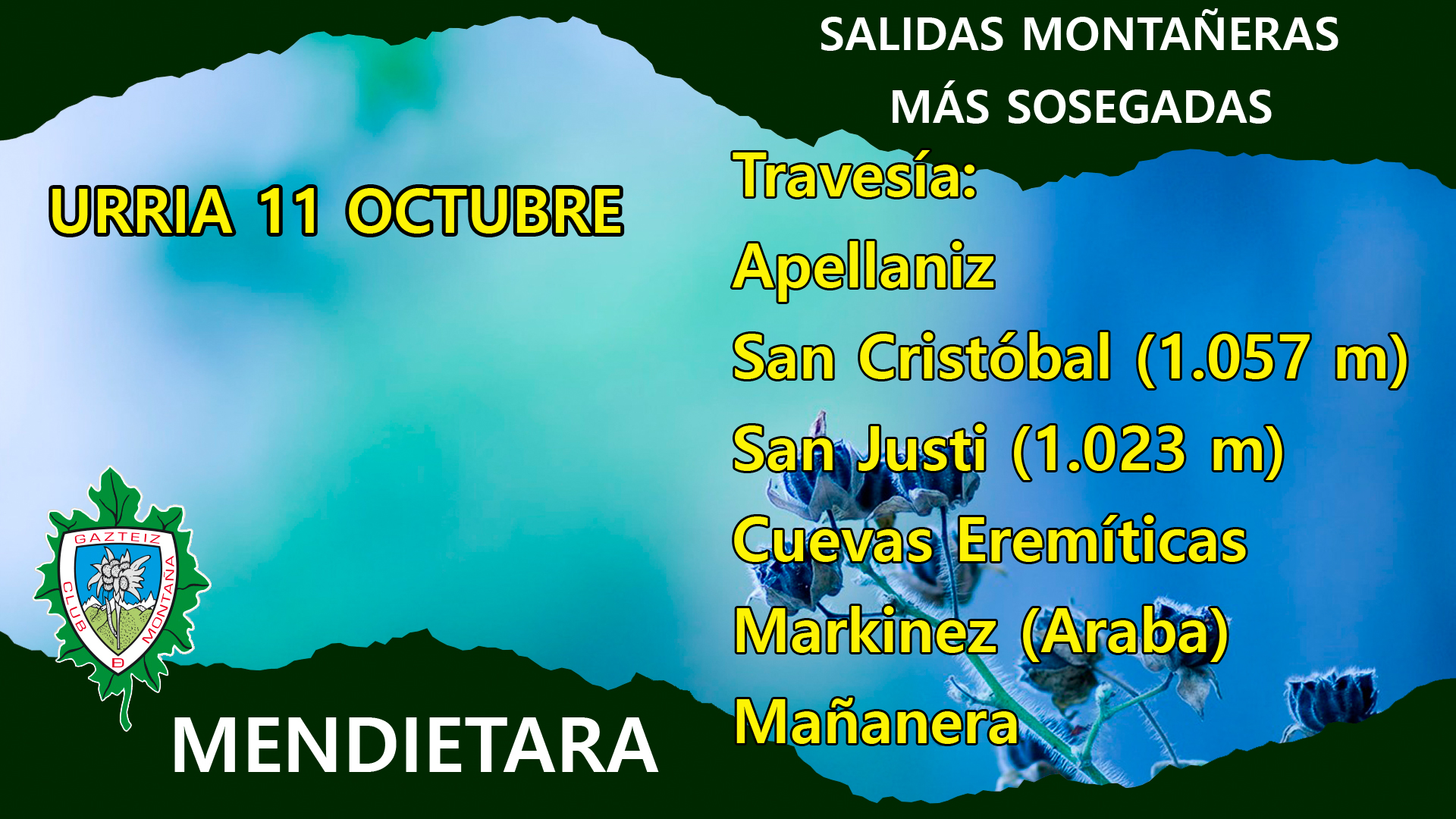 Foto Apellaniz - SAN CRISTOBAL - SAN JUSTI - Cuevas Eremíticas - Markinez (Araba)